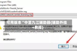 可用版本“中至九江辅助器(辅助外挂+教程)