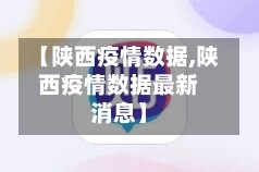 【陕西疫情数据,陕西疫情数据最新消息】