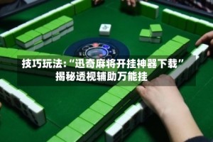 技巧玩法:“迅奇麻将开挂神器下载”揭秘透视辅助万能挂
