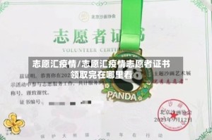志愿汇疫情/志愿汇疫情志愿者证书领取完在哪里看