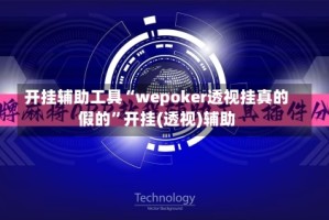 开挂辅助工具“wepoker透视挂真的假的”开挂(透视)辅助