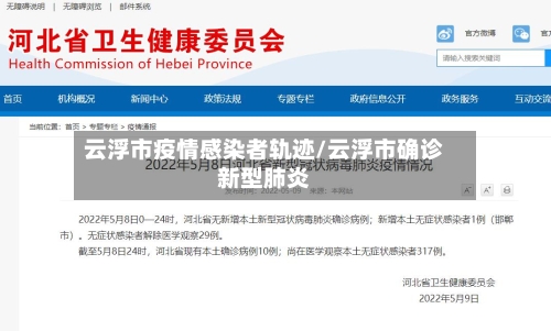 云浮市疫情感染者轨迹/云浮市确诊新型肺炎-第1张图片