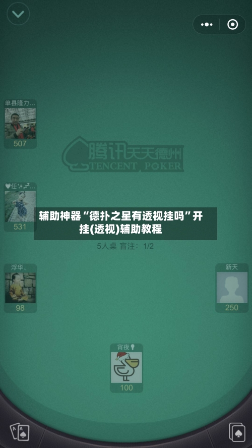 辅助神器“德扑之星有透视挂吗	”开挂(透视)辅助教程-第2张图片