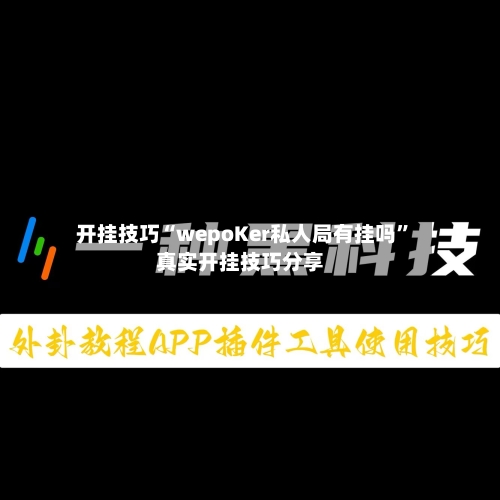 开挂技巧“wepoKer私人局有挂吗”真实开挂技巧分享-第1张图片