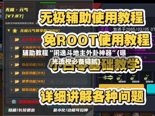 辅助教程“闲逸斗地主外卦神器”(曝光透视必备猫腻)-第2张图片