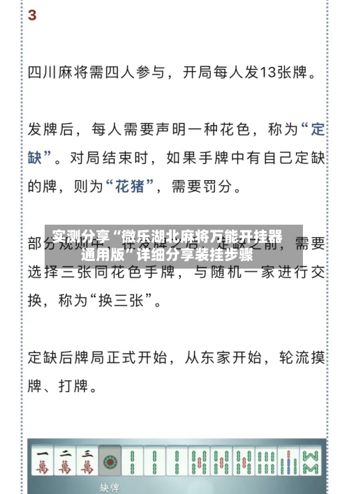 实测分享“微乐湖北麻将万能开挂器通用版”详细分享装挂步骤-第1张图片