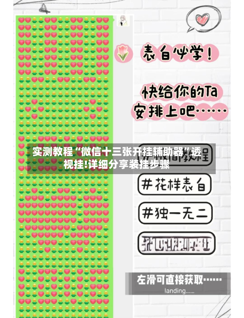 实测教程“微信十三张开挂辅助器”透视挂!详细分享装挂步骤-第3张图片