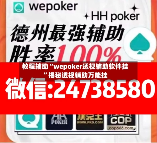 教程辅助“wepoker透视辅助软件挂”揭秘透视辅助万能挂-第1张图片