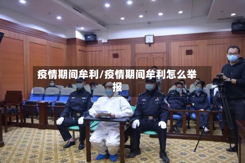 疫情期间牟利/疫情期间牟利怎么举报-第2张图片